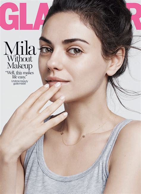 Nude pics of mila kunis - 1. Mila, here, looks at the camera sultrily as she holds her sexy breasts in her hands. 2. Kunis, here, poses for the camera in a pink bikini and black shrug, defining hotness in her own way. 3. Mila looks sexy as she poses in that black dress, defining her fiery cleavage, with her hair swept sideways. 4.